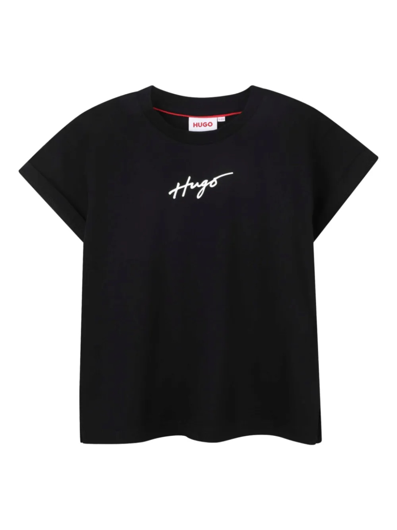 

HUGO KIDS футболка с логотипом, черный