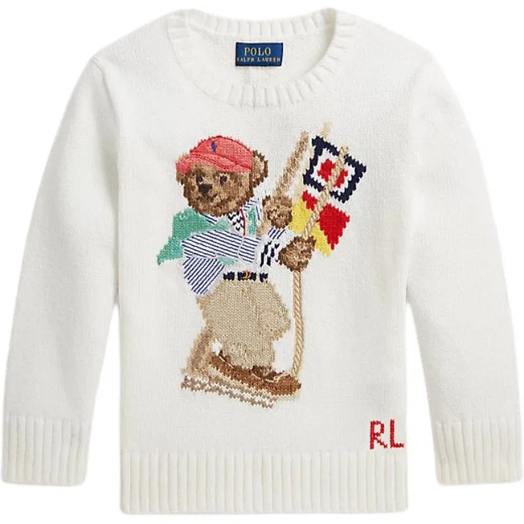 Свитер Polo Bear детский белый
