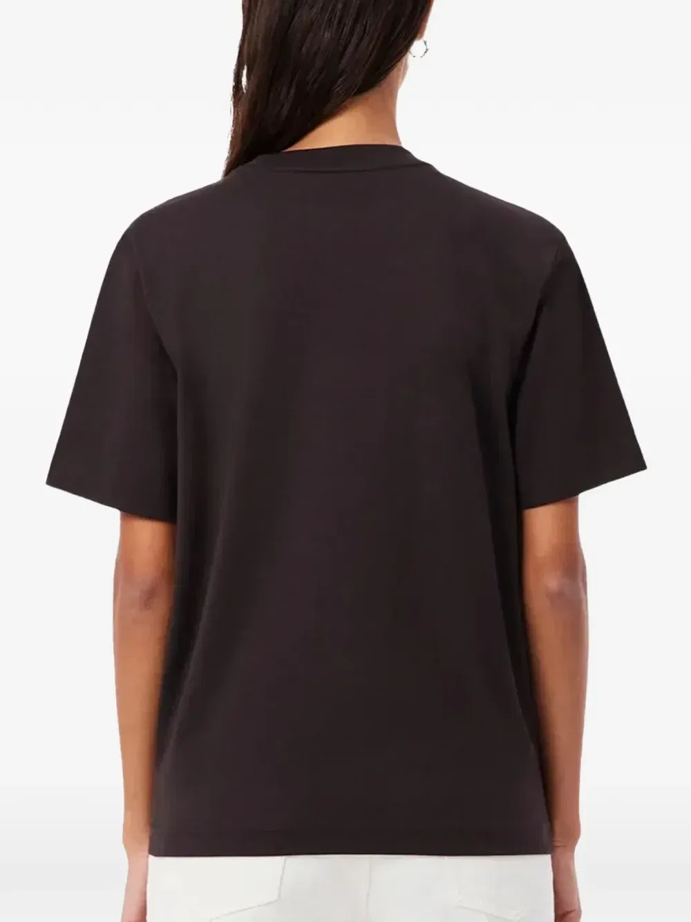 Футболка Lacoste Свободного кроя, Коричневая — фото 2