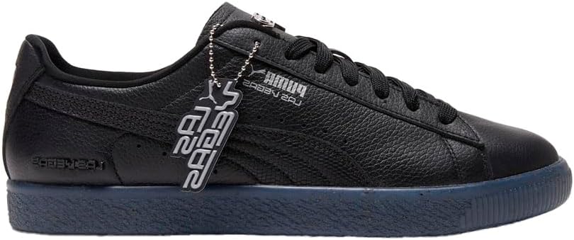 

Мужские кроссовки PUMA Clyde Club Flagship с шнуровкой для повседневной носки - черные