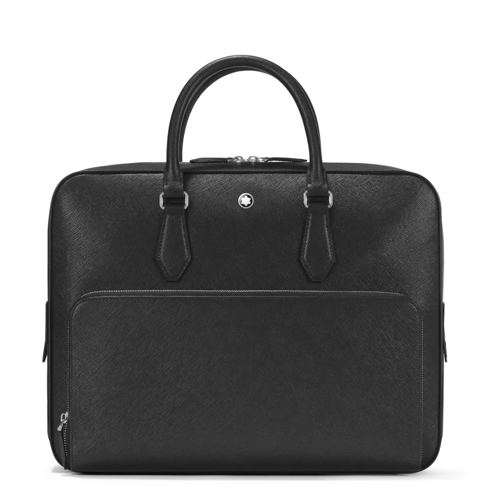 

Папка для документов из черной кожи унисекс Montblanc, черный