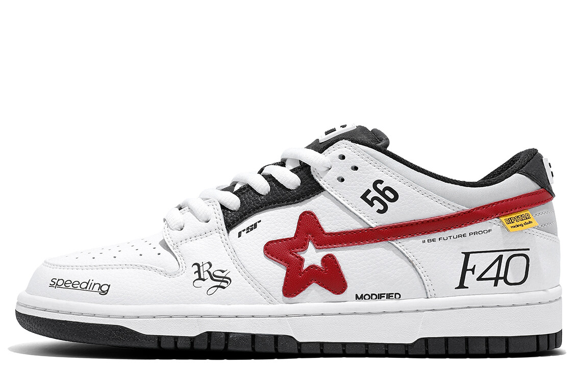 Кроссовки RIPSTAR SKBD SC Skateboarding Shoes Unisex Low-top Red, цвет F40