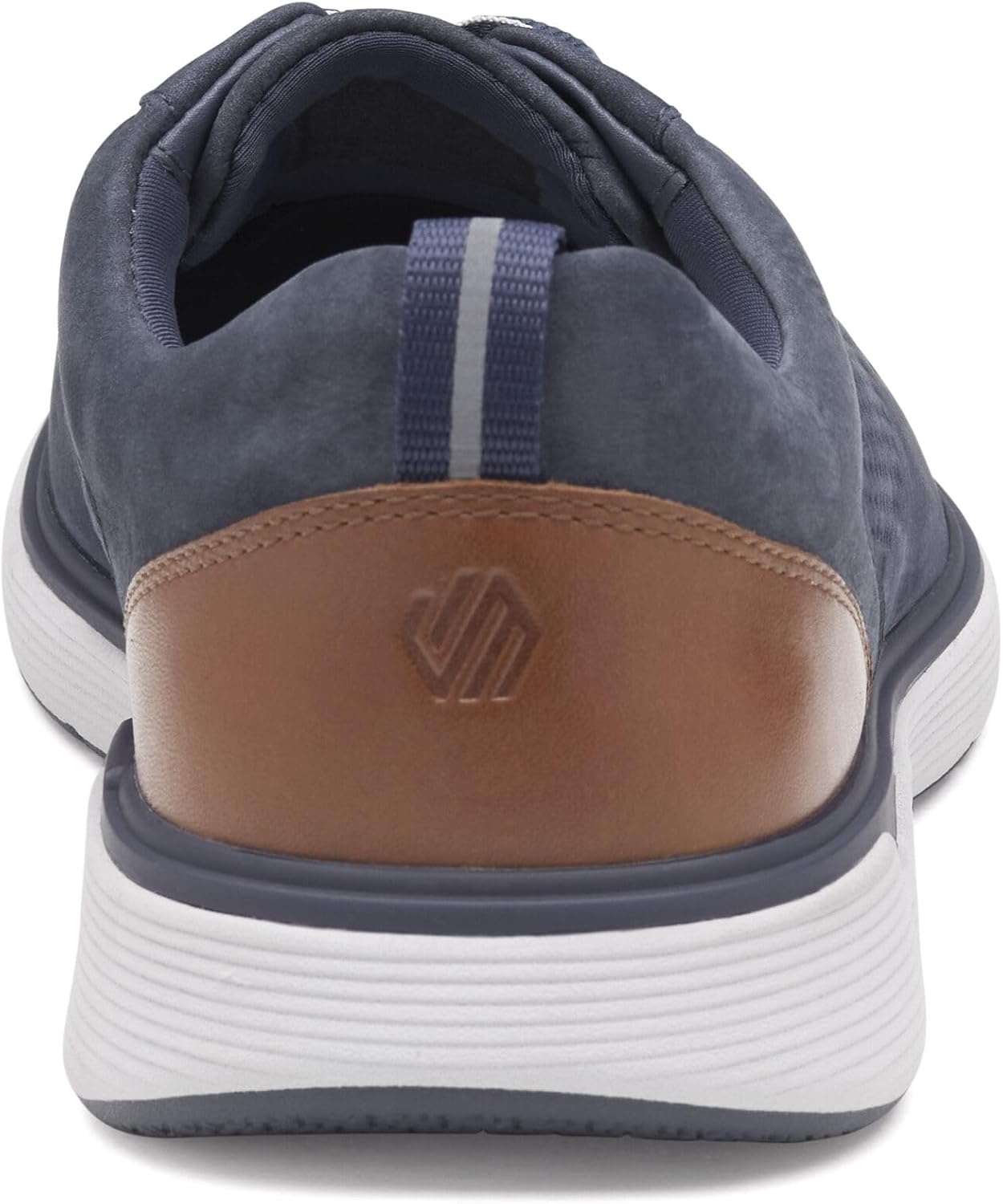 Мужские кроссовки Johnston Murphy XC4 Prentiss 2 с тиснением и U-образным вырезом Johnston & Murphy, Navy Tumbled Nubuck — фото 3