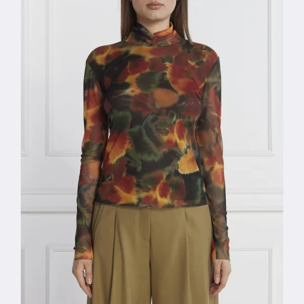

Водолазка узкого кроя Desigual, зеленый