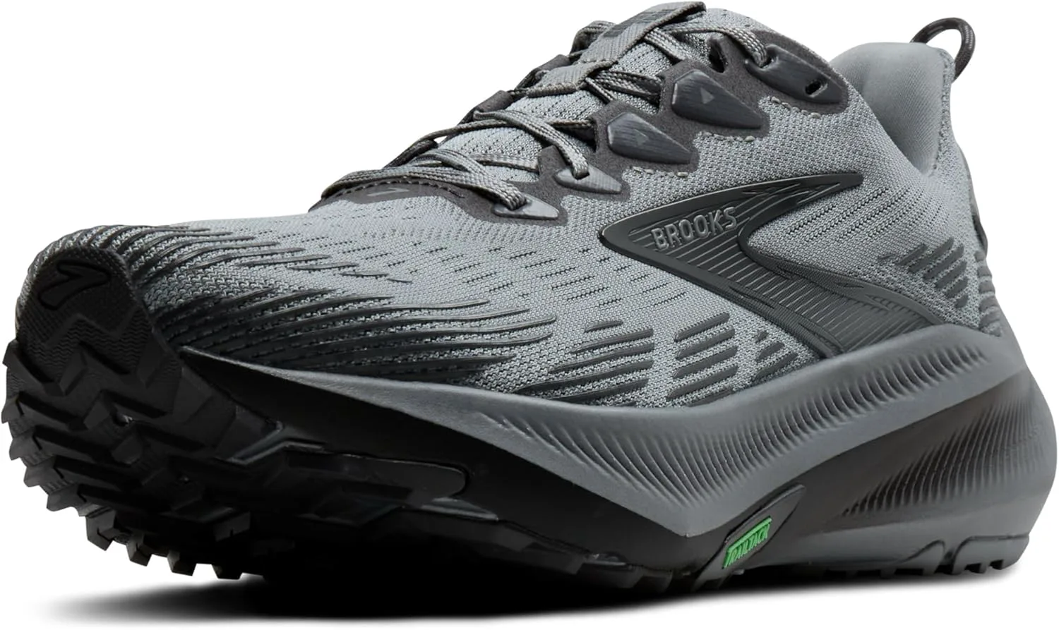 Мужские кроссовки Brooks Ghost Trail, универсальная обувь для бега по пересеченной местности, серый