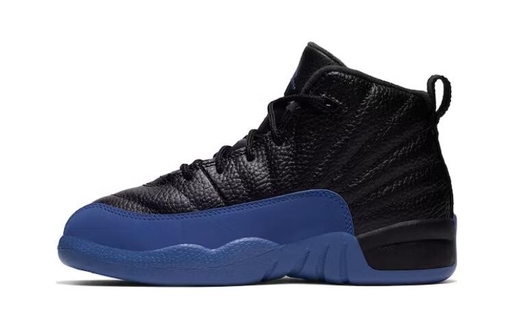

Кроссовки Jordan 12 Retro Black Game Royal PS, черный/синий