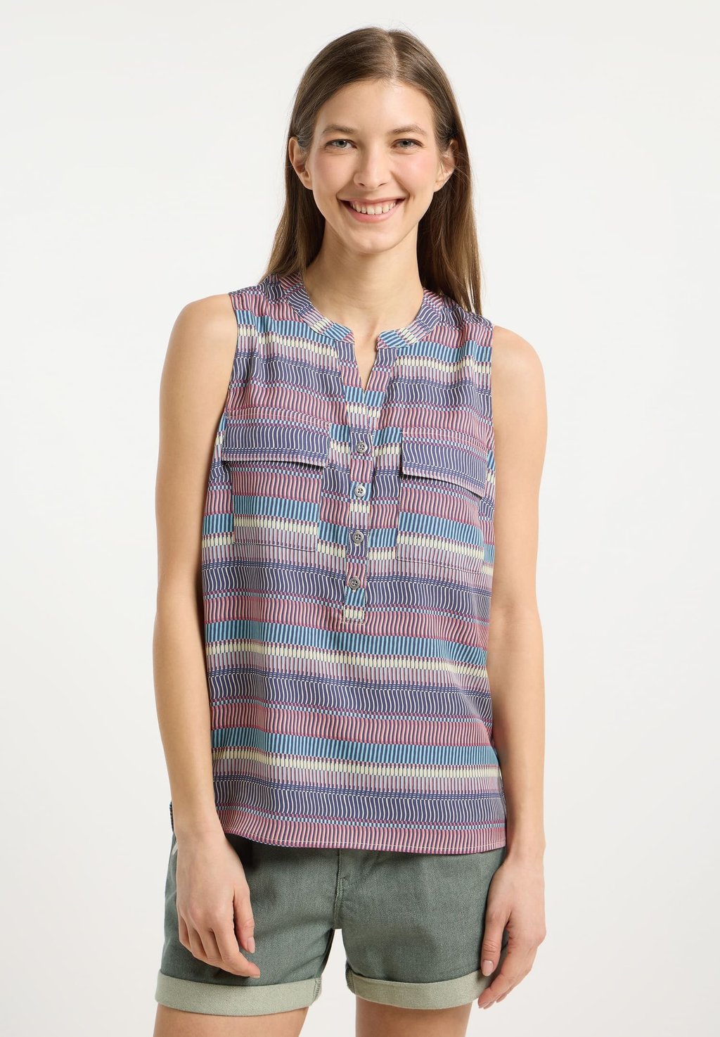 

Топ ROMANNA PRINT - Blouse Ragwear, темно-синий