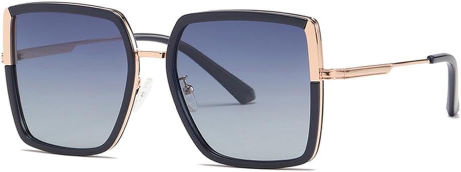 

Женские поляризованные солнцезащитные очки с защитой от УФ-излучения UV400, мужские очки с большой оправой, для вождения, пляжа, вечеринок и путешествий, солнцезащитные очки LANGSER, 3