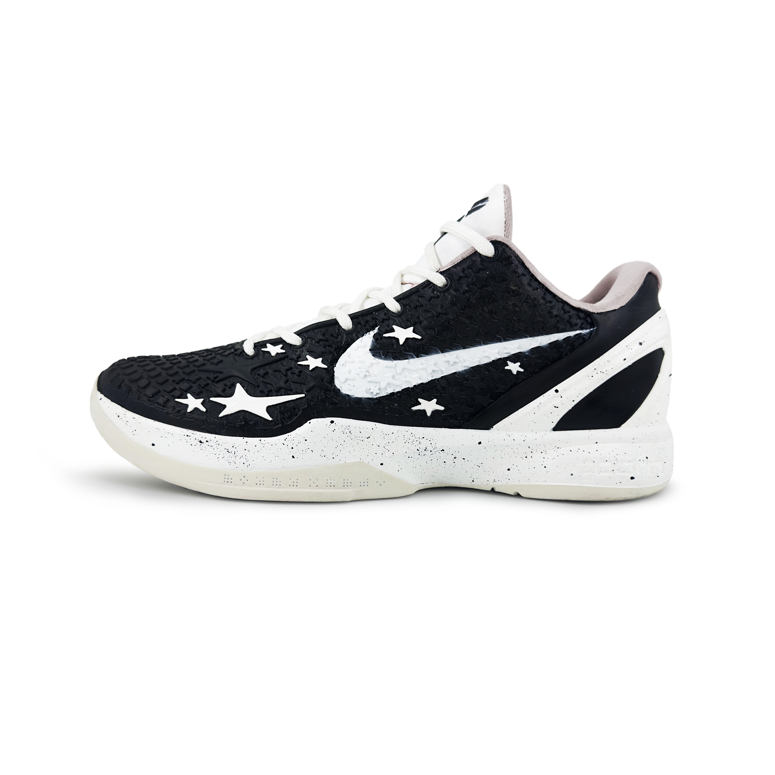 

Nike Баскетбольные кроссовки Zoom Kobe 6 "All Star 2.0" с амортизацией, износостойкие, низкие, мужские, черно-белые