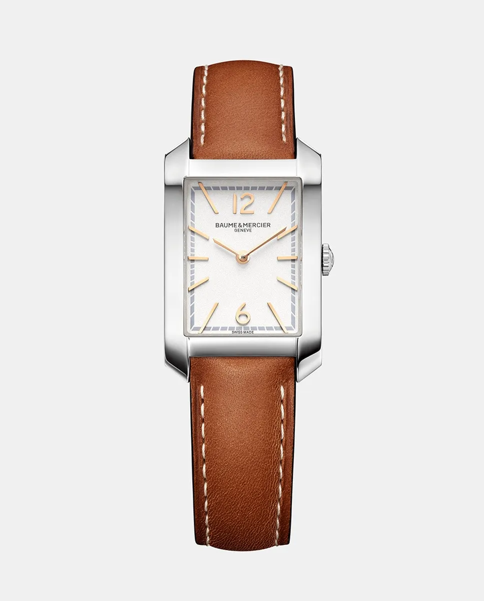 

Женские часы Hampton M0A10472 из коричневой кожи Baume & Mercier, коричневый
