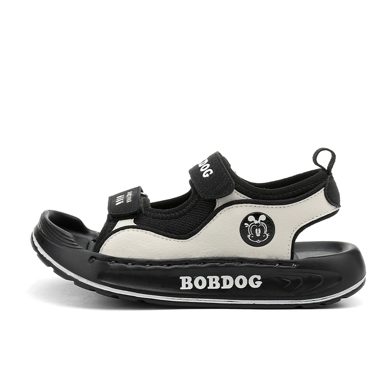 

Детские сандалии BOBDOG, черный/белый