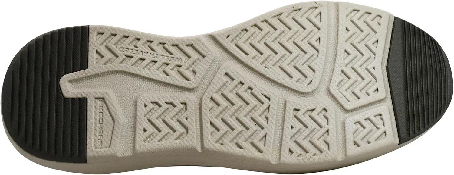 Лоферы мужские из натуральной кожи, Skechers, оливковый — фото 4