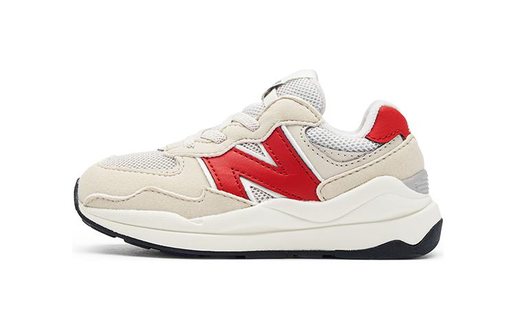

New Balance Низкие детские туфли бежево-красного цвета