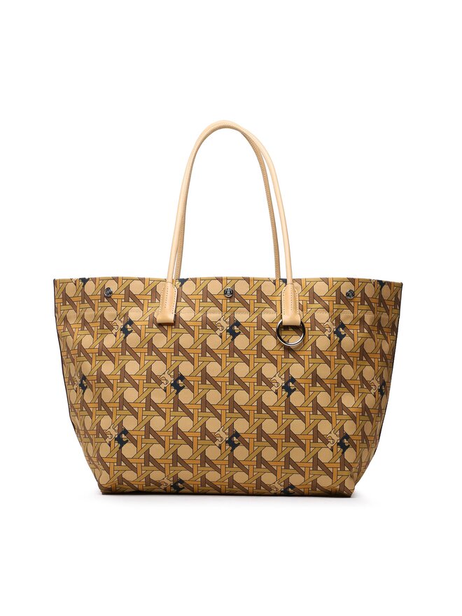 

Сумочка Canvas Basketweave Tote 139623 Tory Burch, бежевый