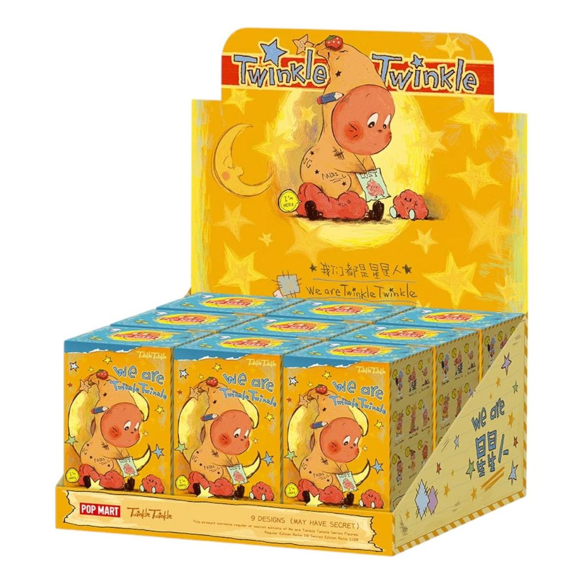 

Фигурка Pop Mart We Are Twinkle Twinkle Series Figures Sealed Case (9 Blind Box)