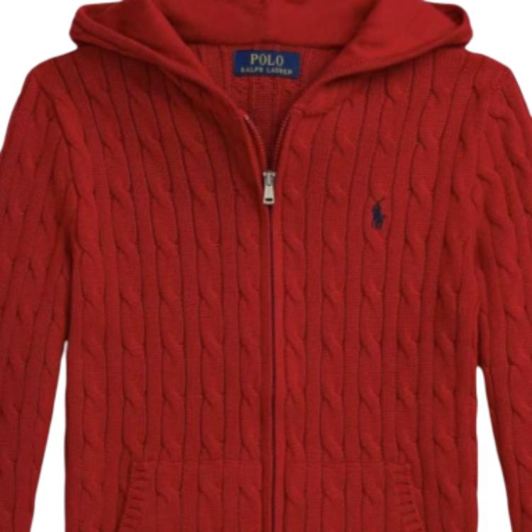 Свитер FW25 Kids' Polo Ralph Lauren, red — фото 2