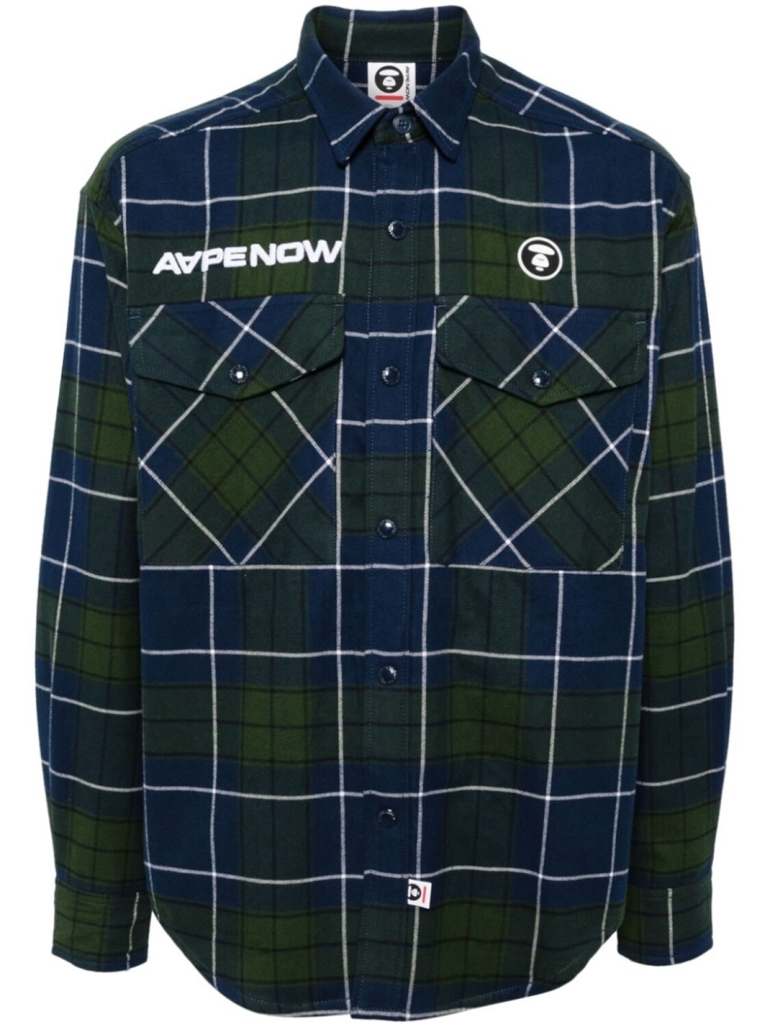 

AAPE BY *A BATHING APE рубашка Aapenow, синий