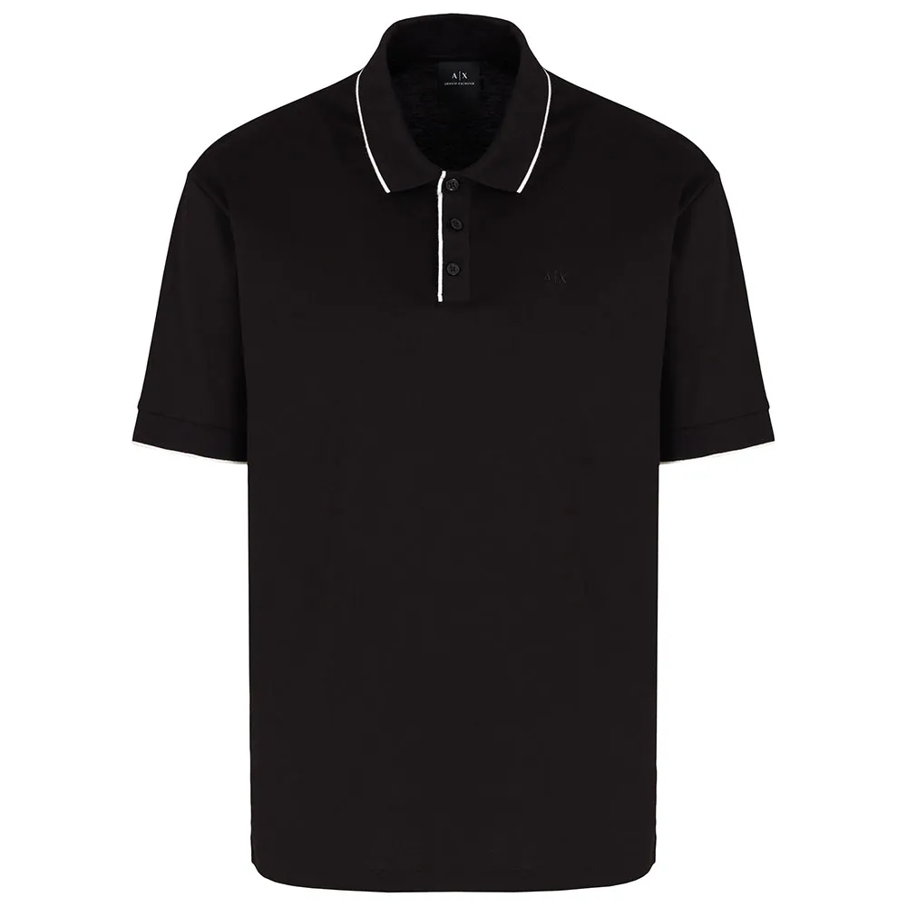 

Поло с коротким рукавом Armani Exchange XM000739_AF10364, черный