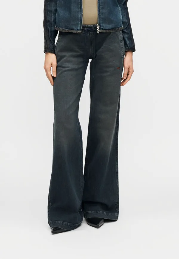 Изящные джинсы свободного кроя Diesel, Blue Denim