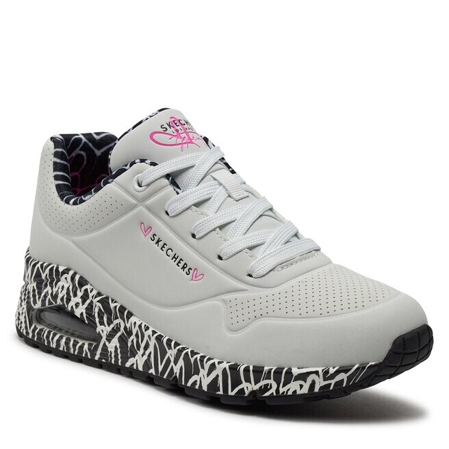Кроссовки Skechers Loving Love 155506/WBK White/Black, белый — фото 2