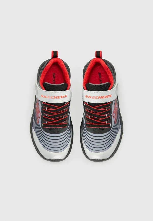 Кроссовки Skechers Microspec Advance, черный антрацит/серебристый/красный — фото 4