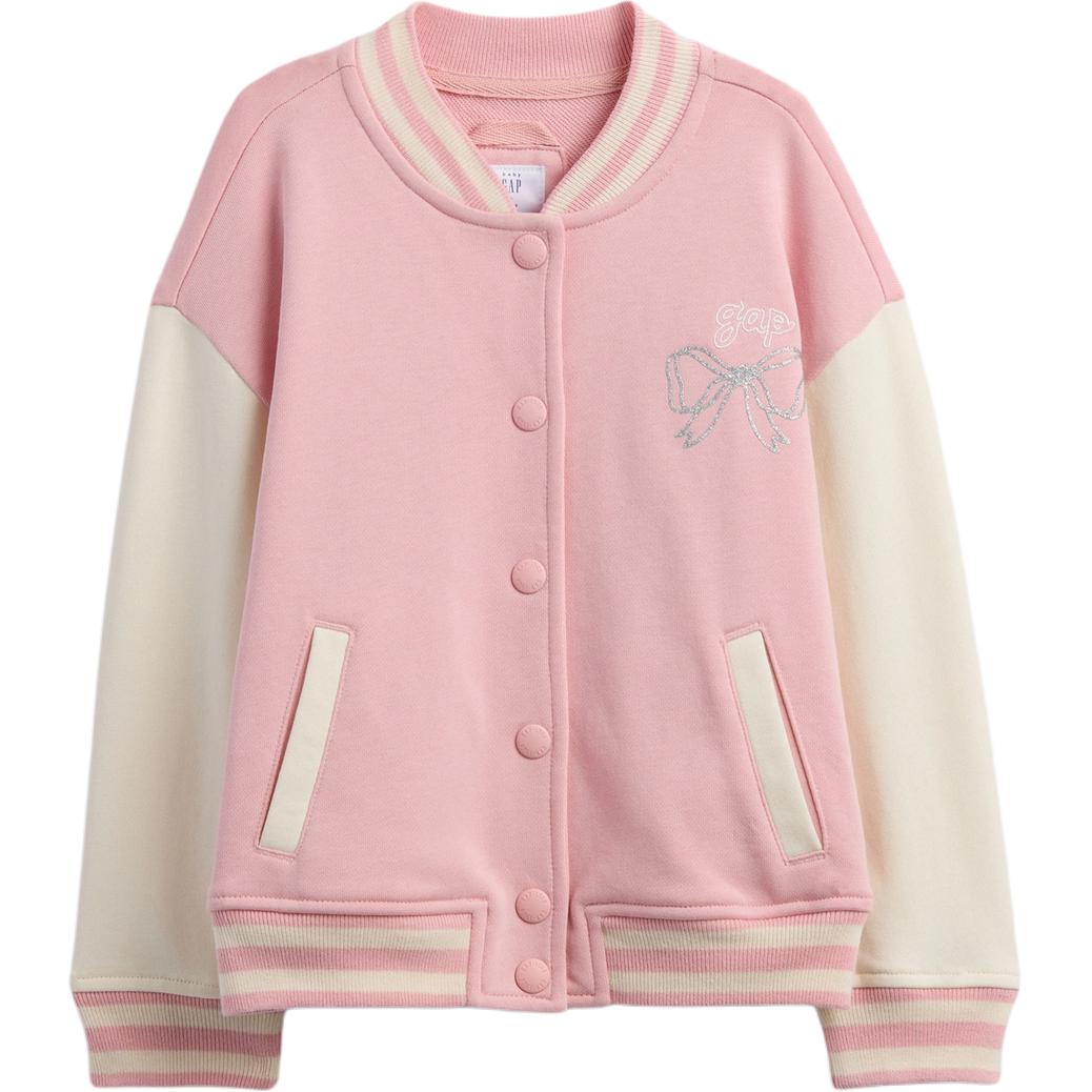 

Бейсбольная куртка для детей 3-7 лет GAP, розовый