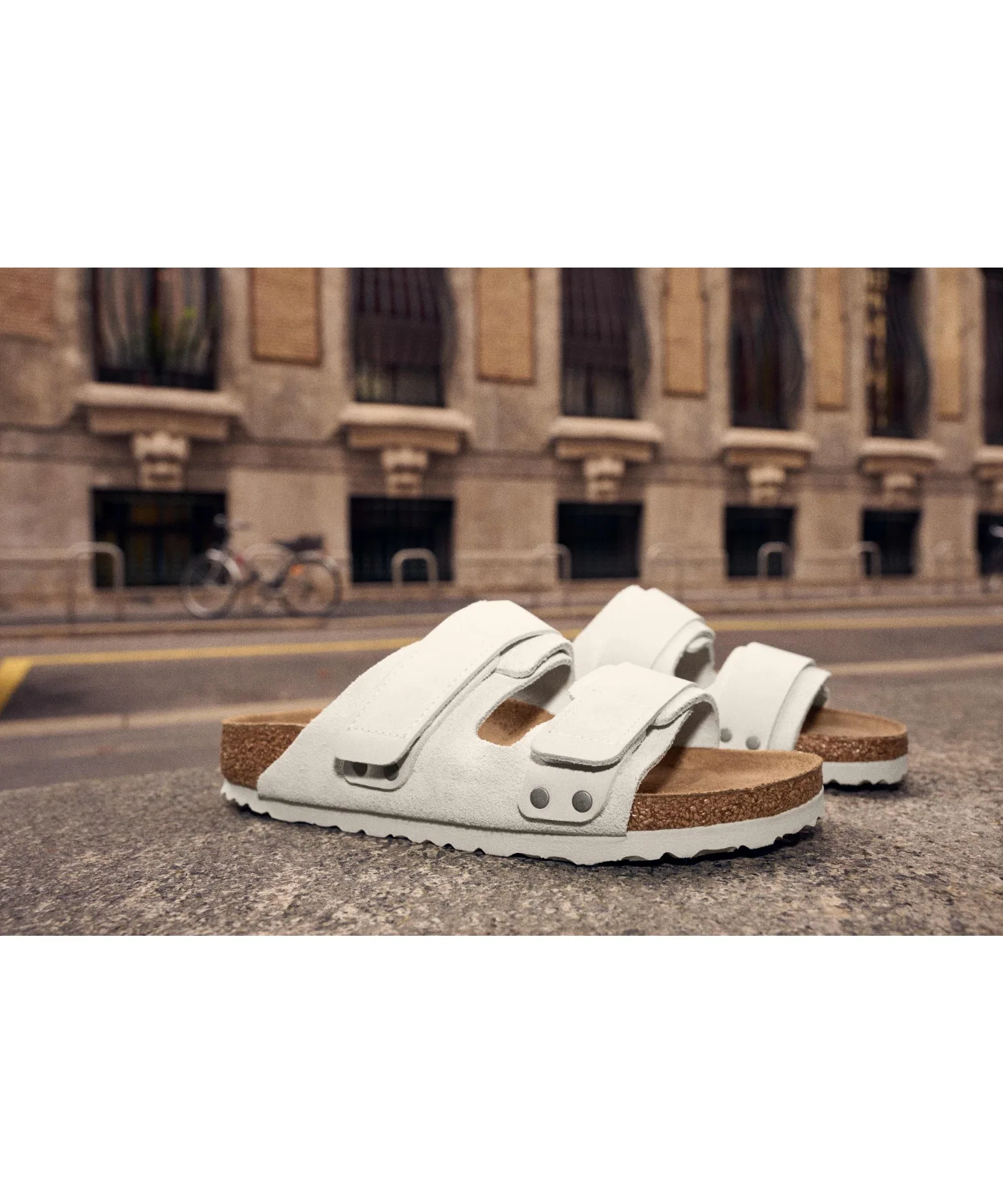Унисекс сандалии Birkenstock Uji бежевые — фото 4