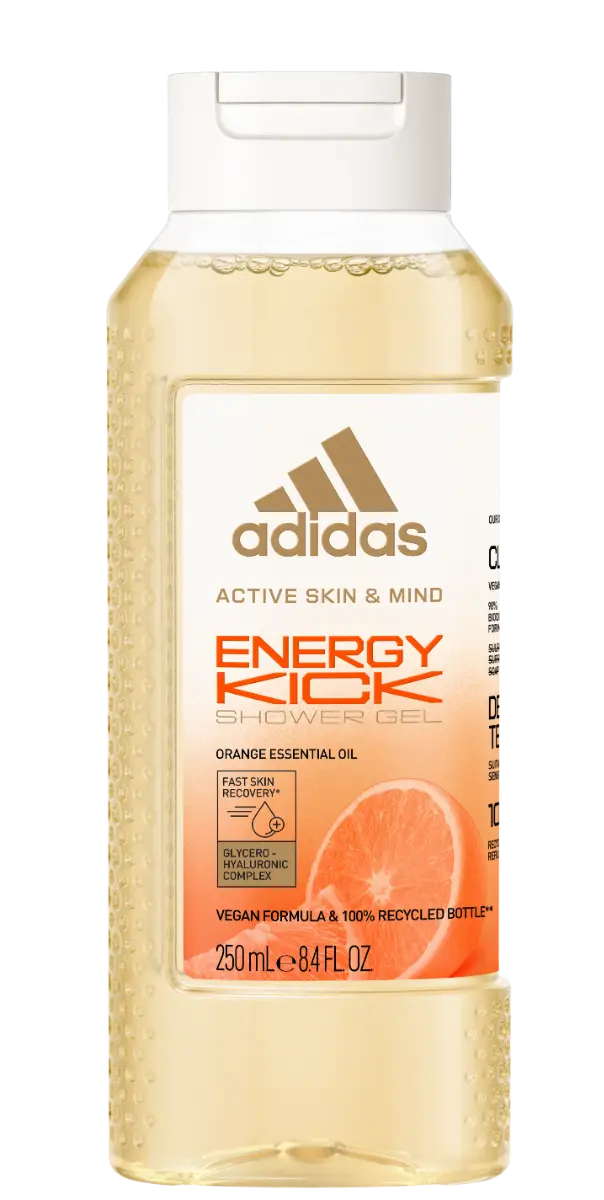 

Гель для душа Adidas Skin & Mind Energy Kick 400 ml, розовый