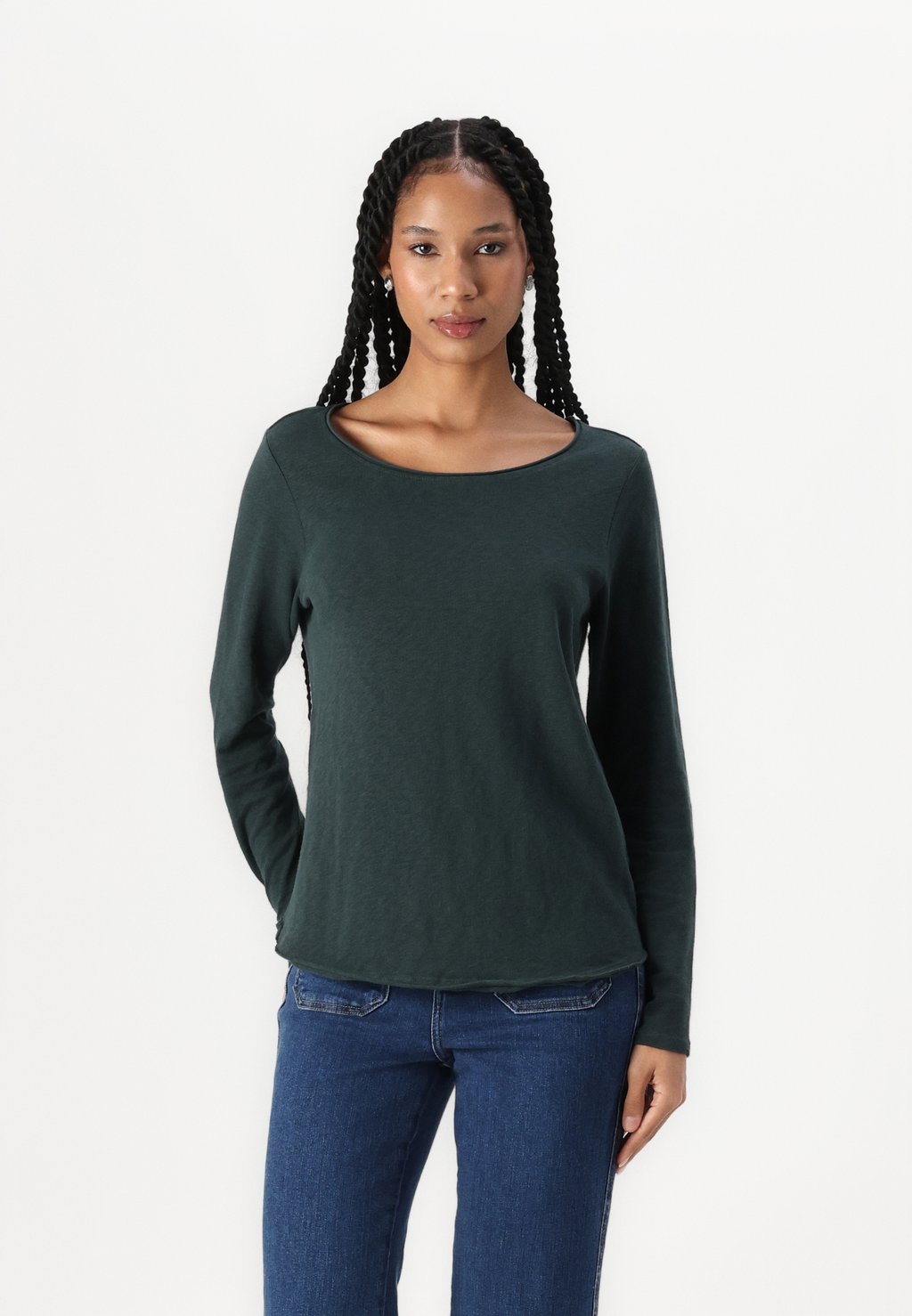 

Футболка с длинным рукавом LONGSLEEVE Marc O'Polo DENIM, темно-зеленый