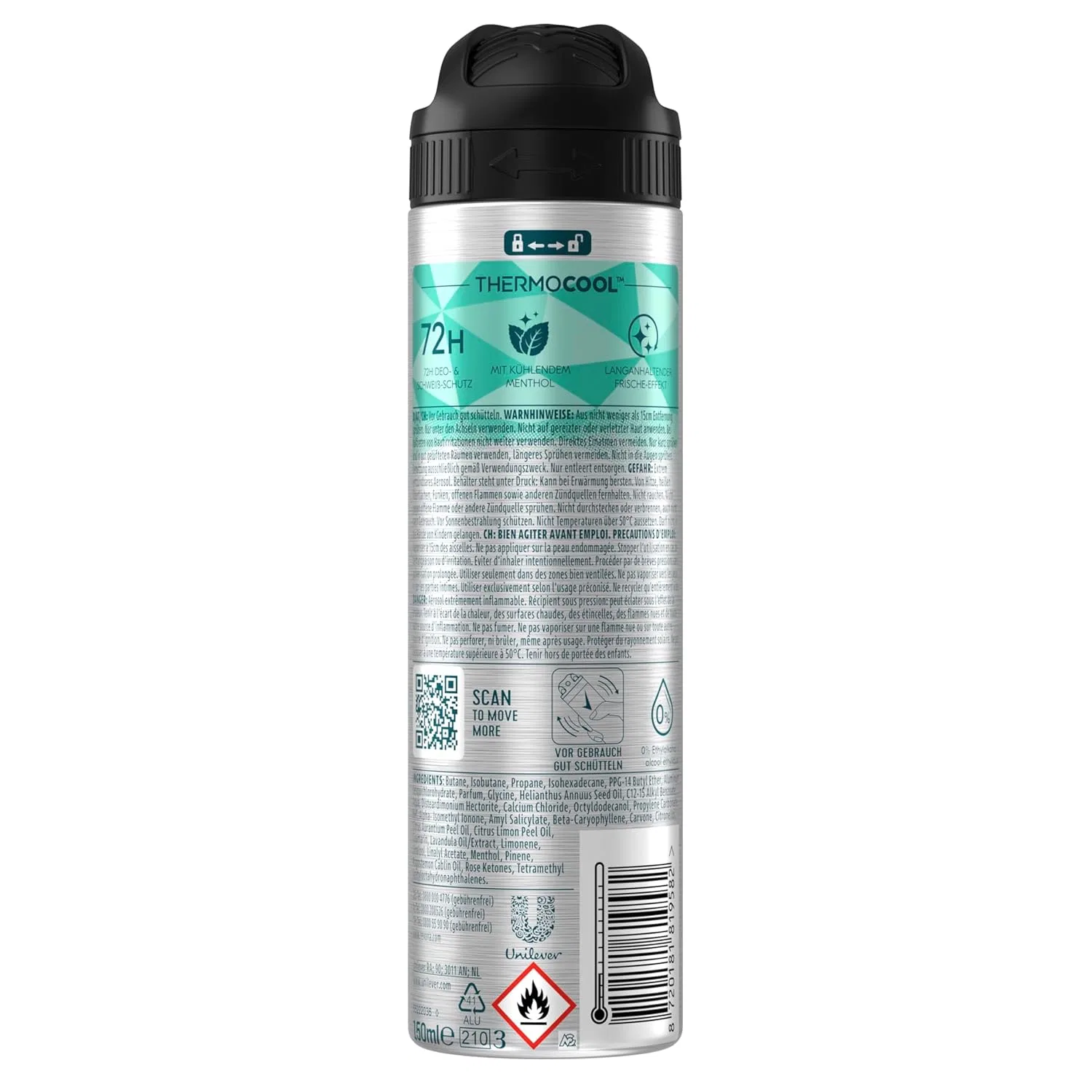 Мужской антиперспирант-спрей «Nonstop Protection Iced Lemon & Sage» от Rexona Rexona Men — фото 3