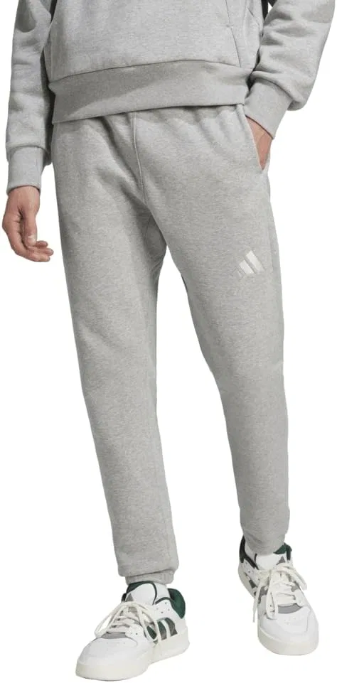 Мужские флисовые брюки Adidas All Season, стандартного кроя, зауженные книзу — фото 3