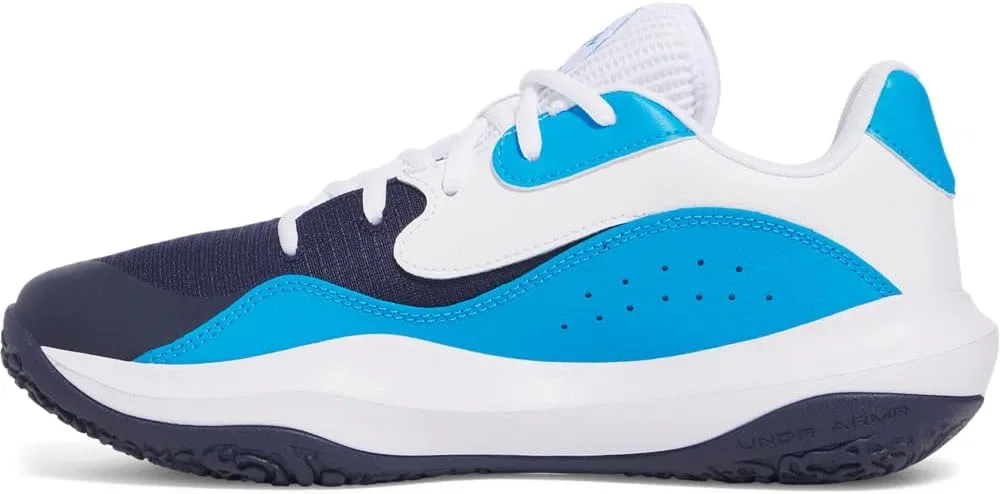 Мужские баскетбольные кроссовки Under Armour UA Lockdown 7 Low, Midnight Navy Electric Blue White