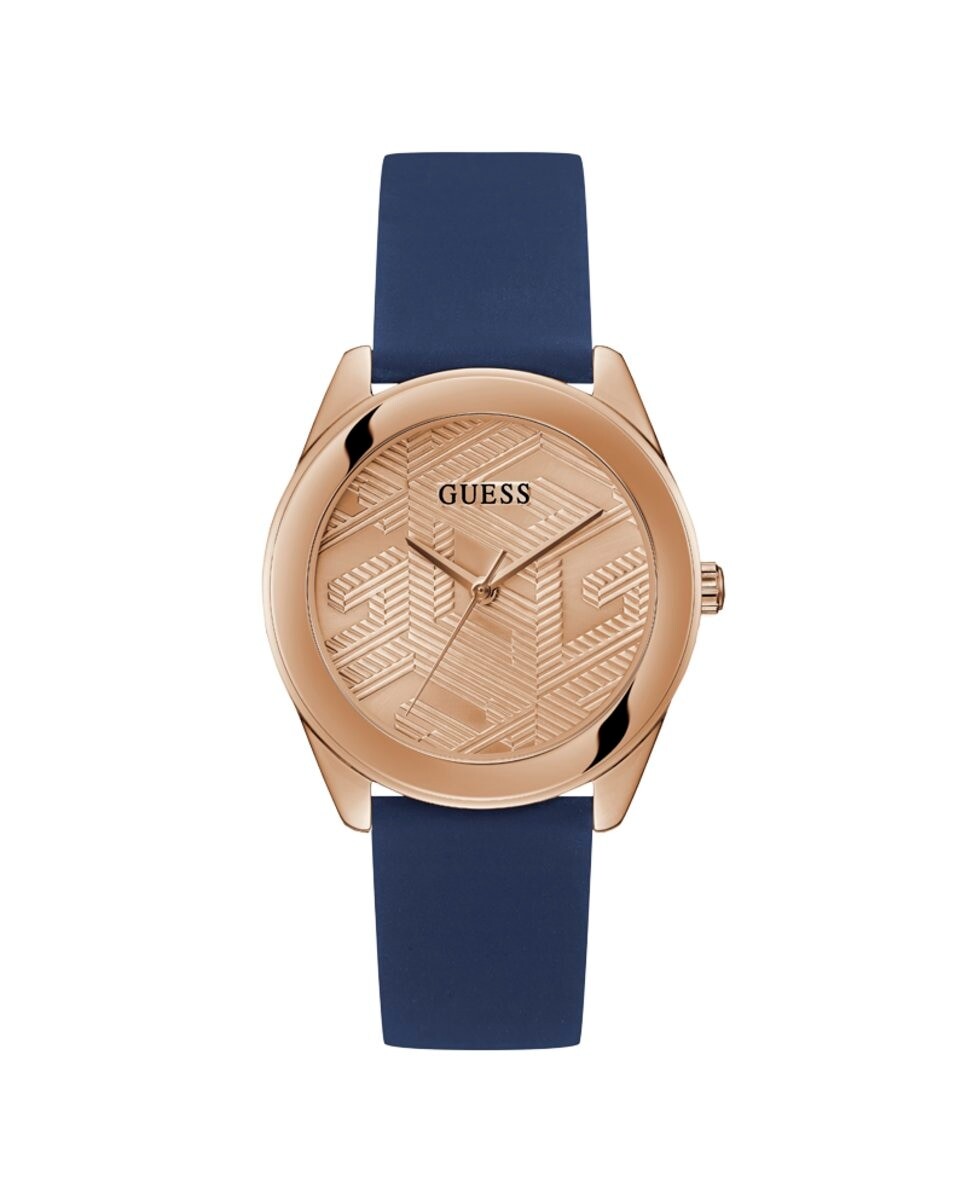 

Силиконовые женские часы Cubed GW0665L2 с синим ремешком Guess, синий