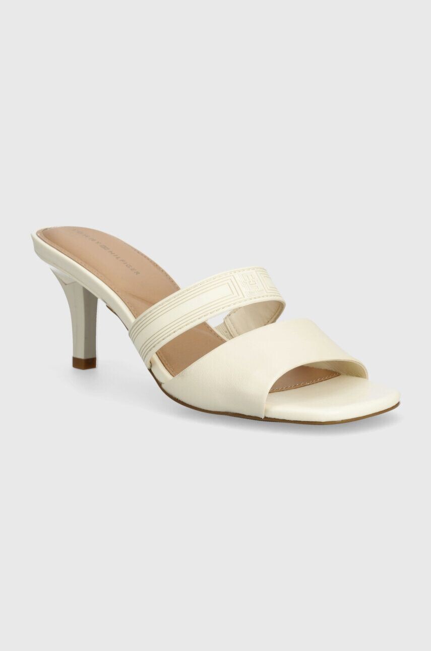 

Шлепанцы Tommy Hilfiger SPORTY LEATHER MULE, бежевый