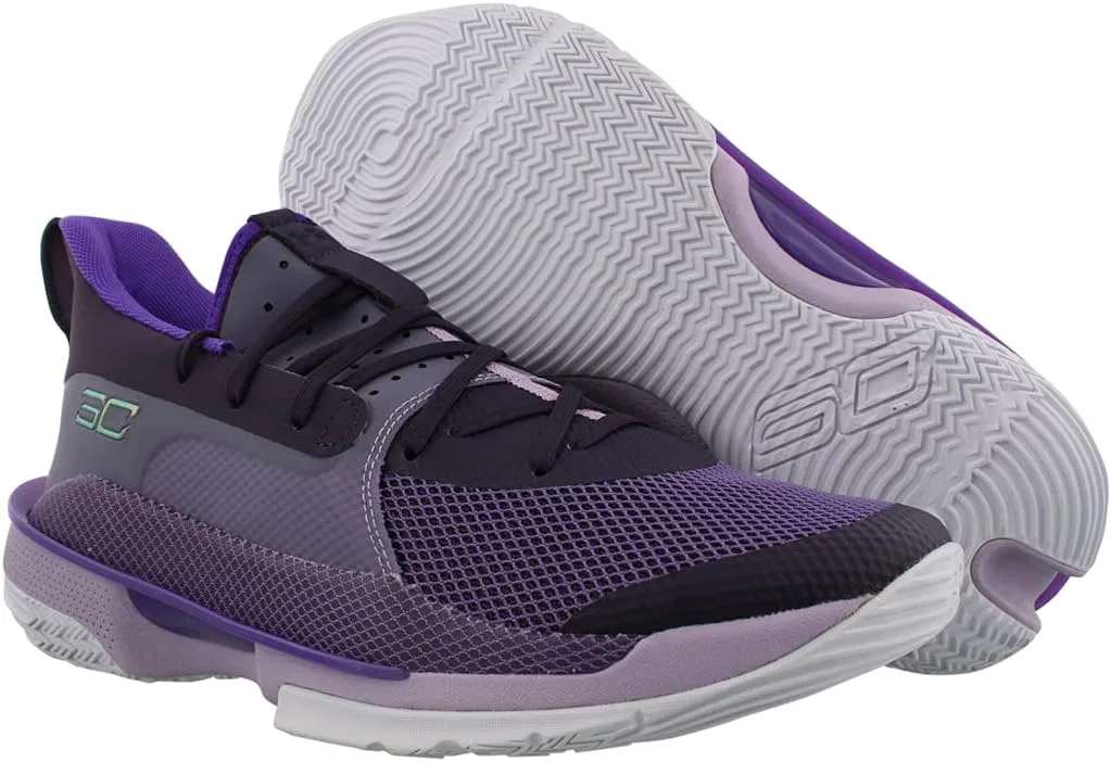 Кроссовки Under Armour Basket Curry 7 IWD 'BAMAZING' 3023595-500, Purple — фото 4