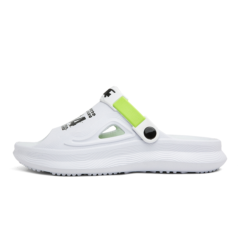 

KLAOSD Антибактериальные массажные тапочки с амортизацией для мужчин бело-зеленые, цвет White Green