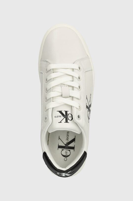 Кожаные кроссовки CLASSIC CUPSOLE LACEUP LTH WN Calvin Klein Jeans, белый — фото 4