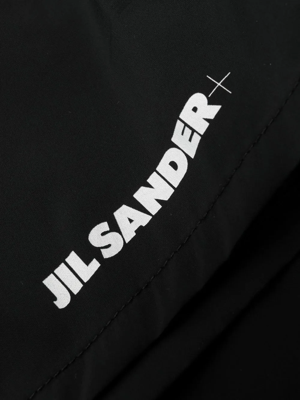 Плавки-шорты с вышитым логотипом JIL SANDER, черный — фото 3