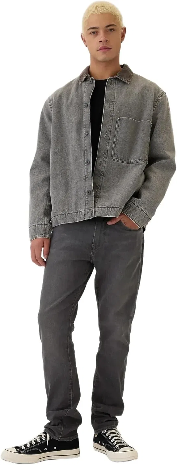 Джинсы Athletic Slim Fit GAP, черный