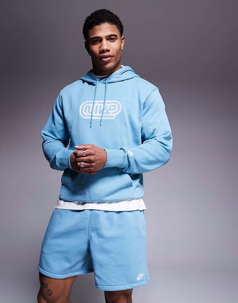 

Шорты Club French Terry синего цвета Nike