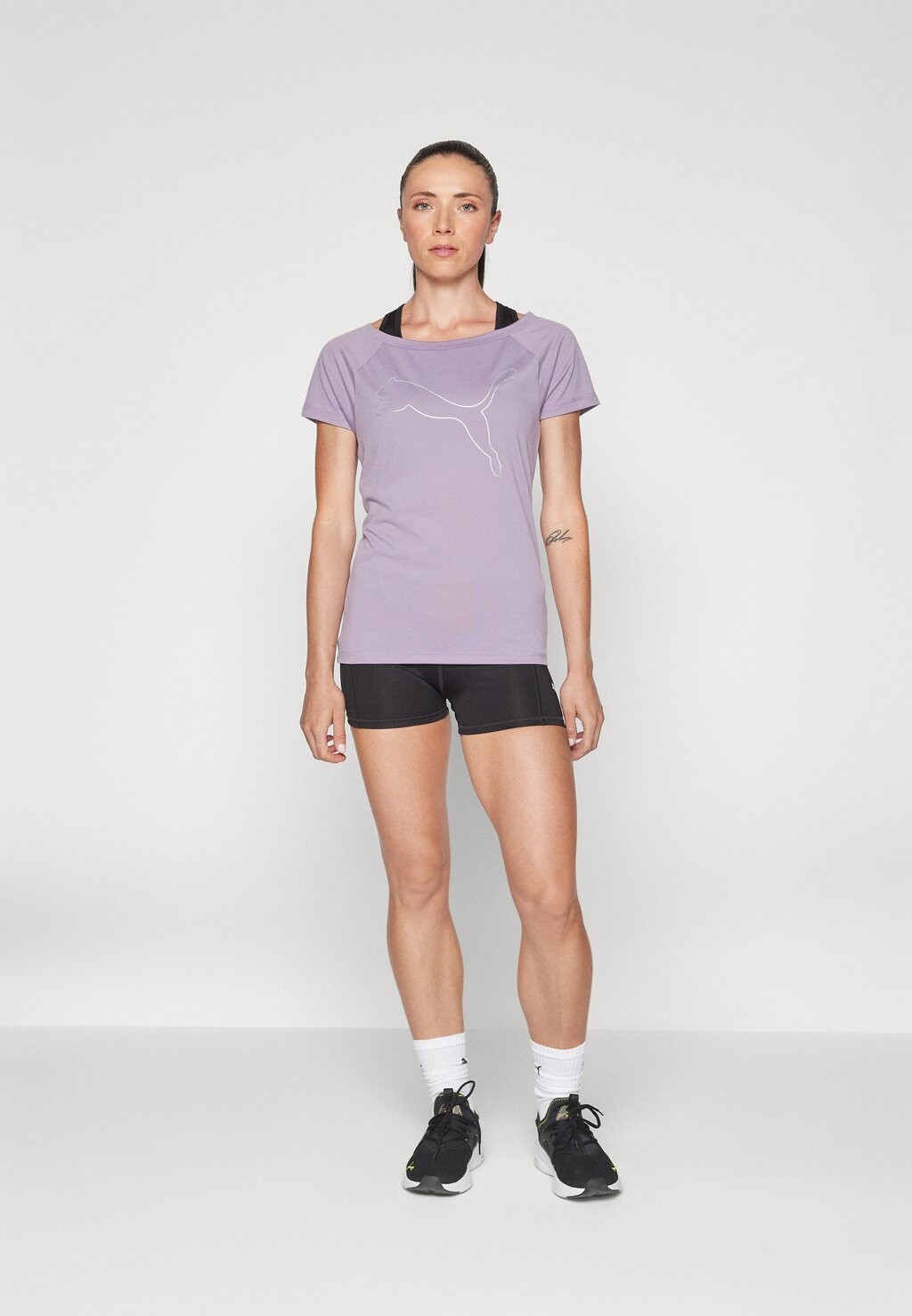 

Спортивный топ Train Favorite Cat Tee Puma, бледно-сливовый