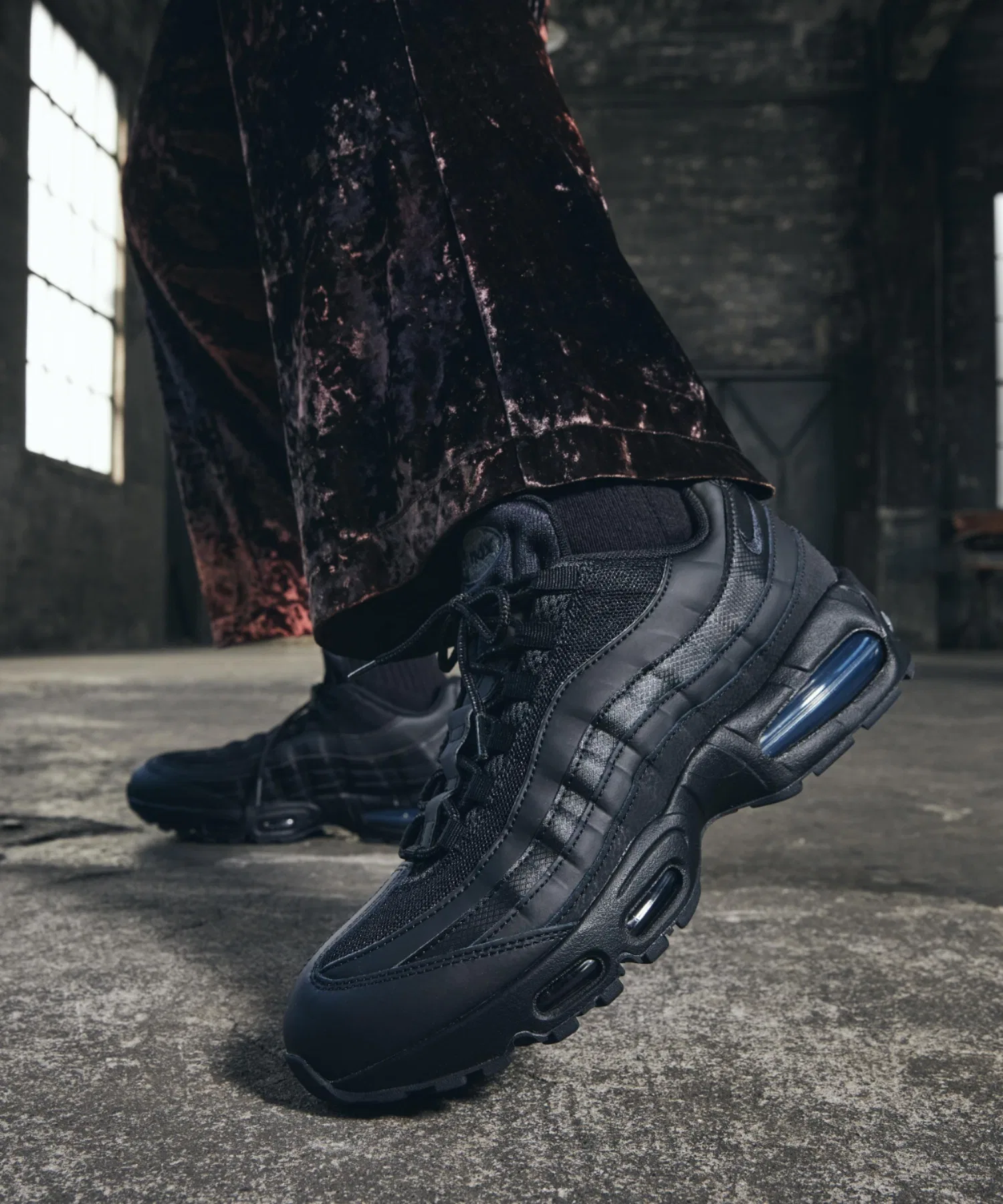 Мужские кроссовки Nike Air Max 95 'Big Bubble' чёрные — фото 2
