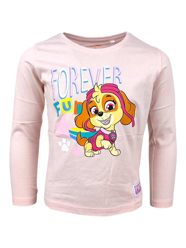 

Рубашка с длинным рукавом Paw Patrol, розовый