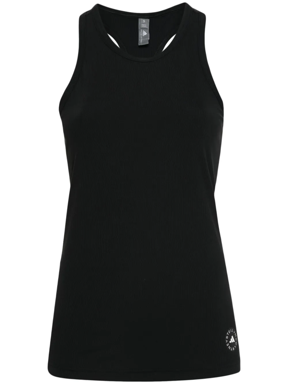 

Топ в рубчик Adidas by Stella McCartney, черный