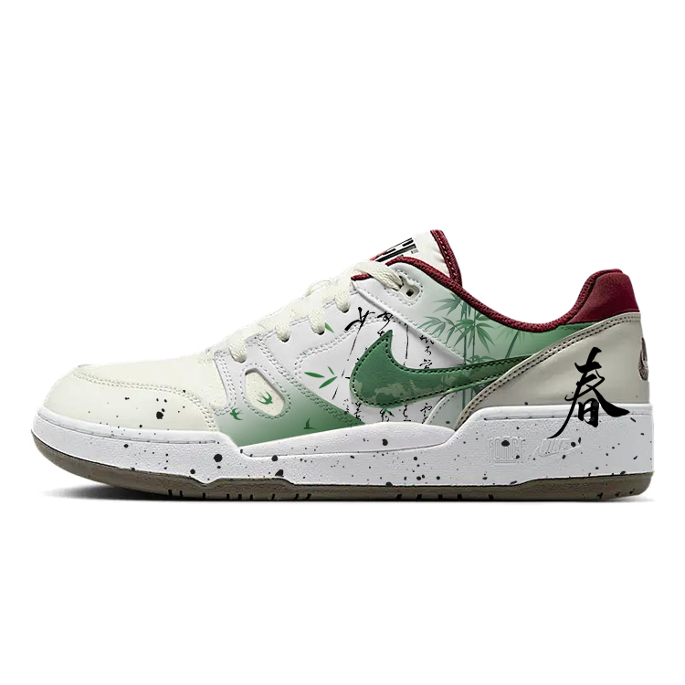 

Nike Кроссовки для скейтбординга Full Force, мужские, низкие, зеленые/белые