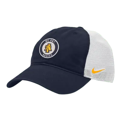 

Бейсболка Nike North Carolina A&T Heritage86 College Trucker Hat, темно-синий