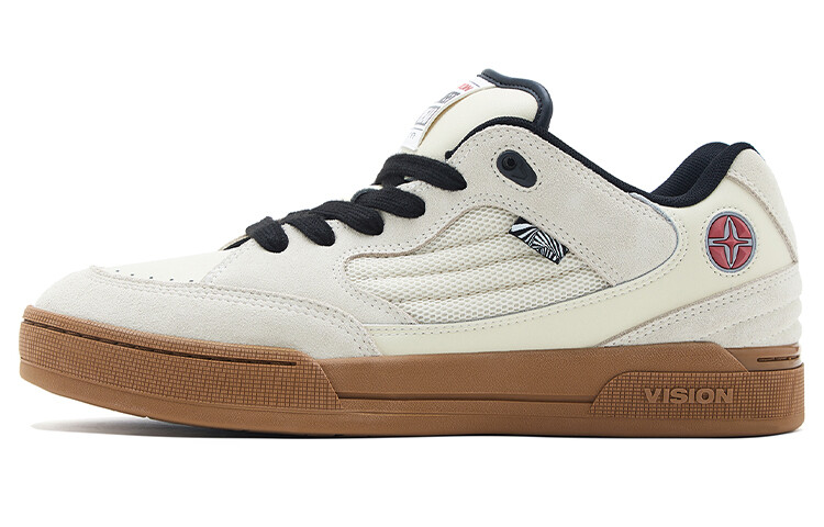 

Кроссовки vision street wear Savvy Skateboarding Shoes Unisex Low-top White, цвет White raw gum