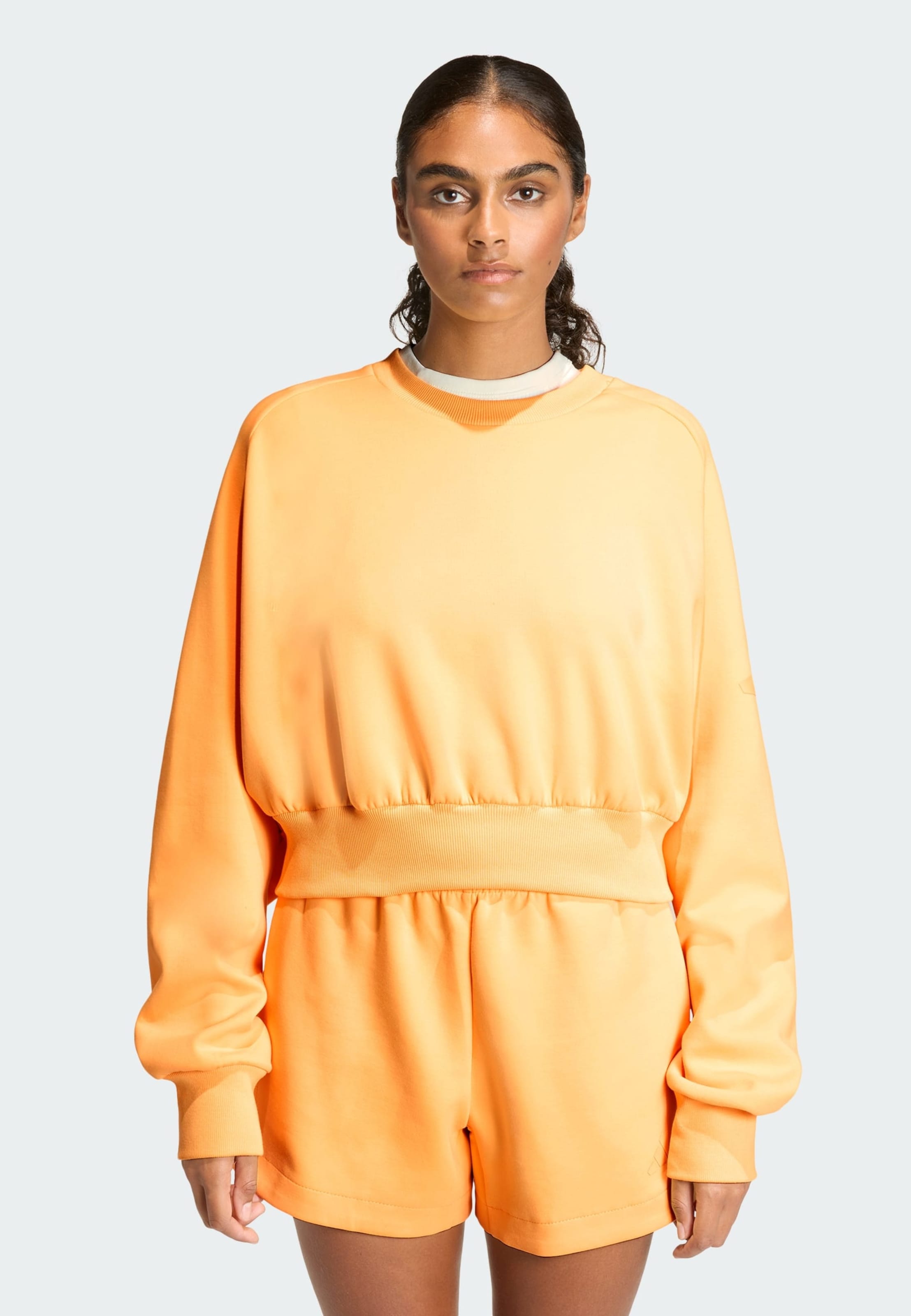 Adidas Sportswear Спортивный свитшот 'All Szn' в светло-оранжевом цвете — фото 2