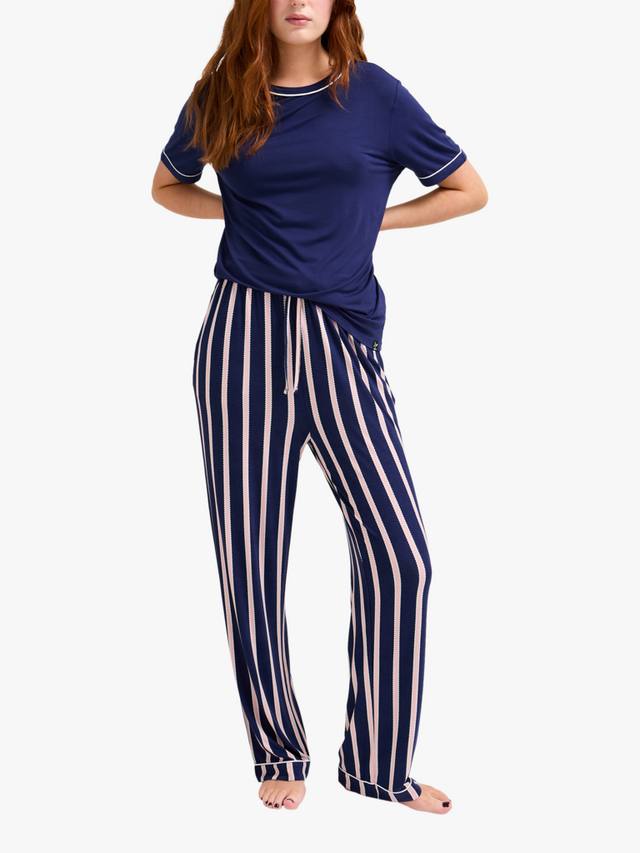 

Пижамный комплект Stripe Bottoms из коллекции Bamboo Rich Pretty You London, Midnight Stripe