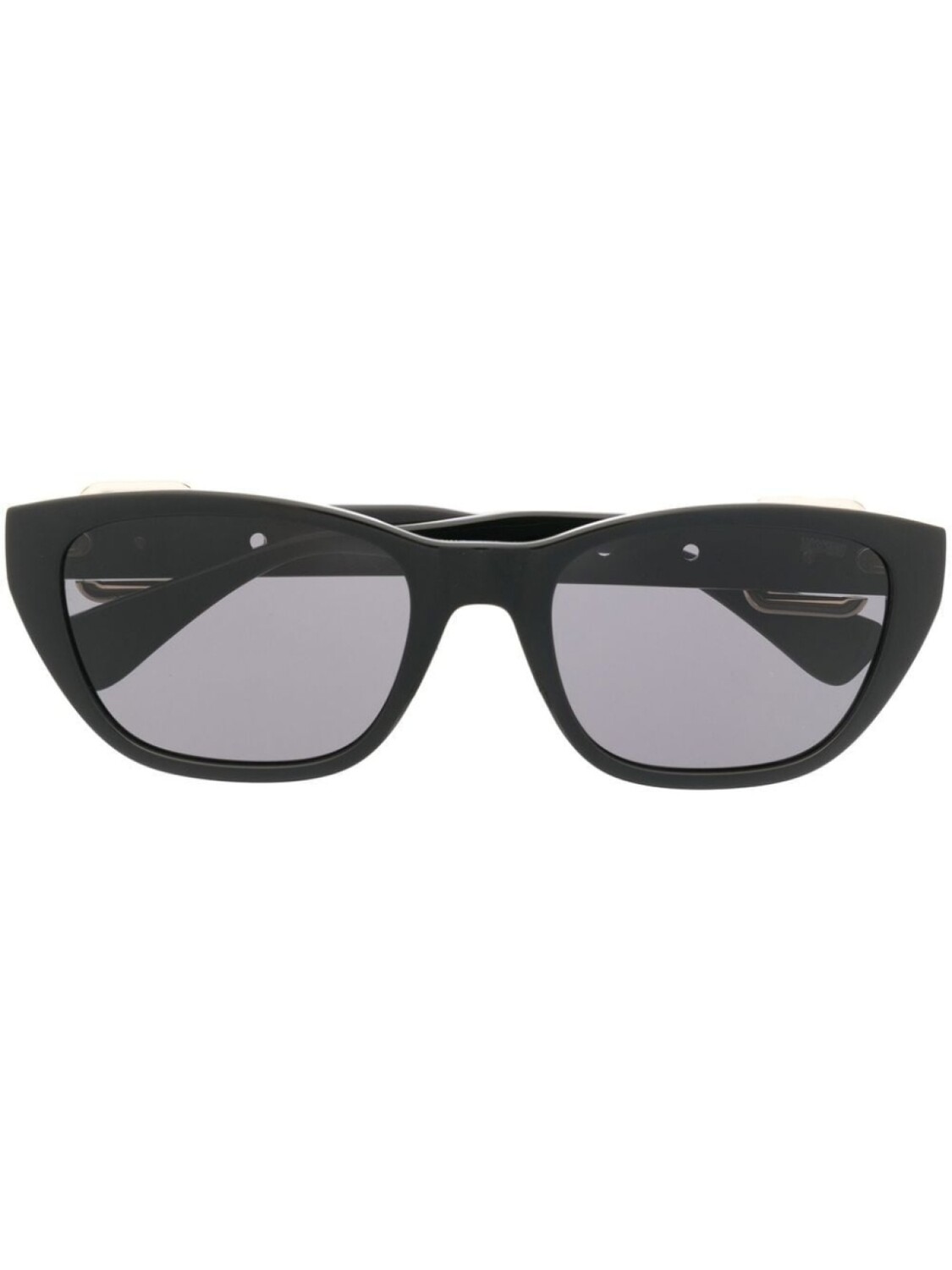 

Moschino Eyewear солнцезащитные очки в оправе 'кошачий глаз', черный